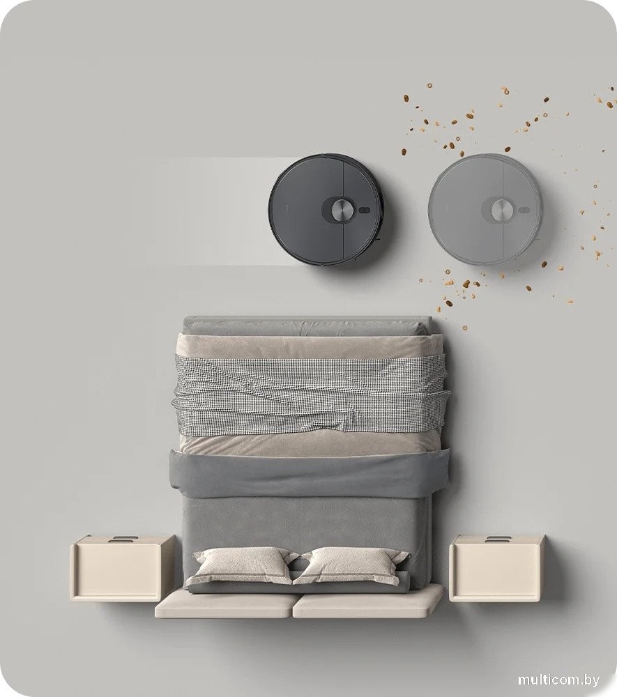 Робот-пылесос Xiaomi Robot Vacuum X20 Max D109GL (евровилка, черный)