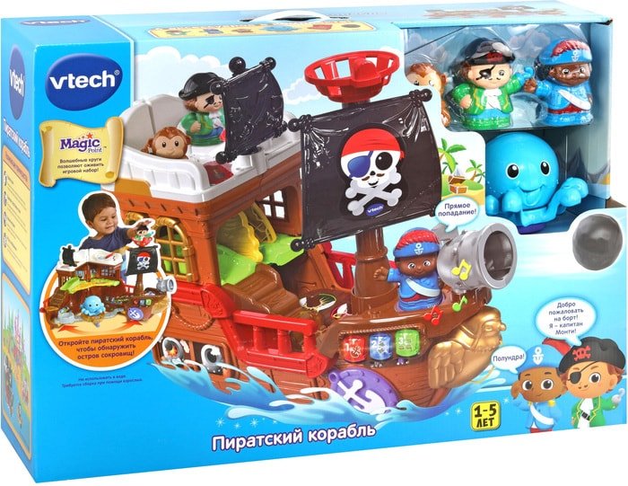 Интерактивная игрушка VTech Пиратский корабль 80-177826
