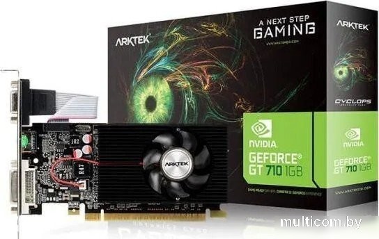 Видеокарта Arktek GeForce GT710 1GB DDR3 AKN710D3S1GL1