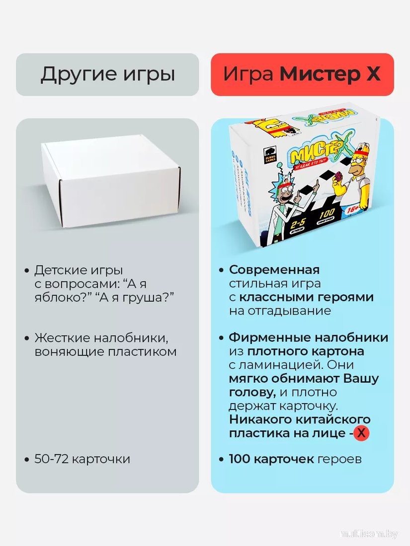 Ролевая игра Zubro games Мистер Х