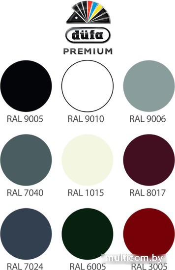 Эмаль Dufa Hammerlack на ржавчину гладкая RAL7024 (2 л, графитово-серый)