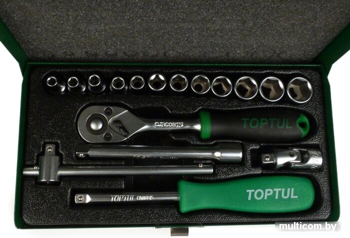 Набор торцевых головок Toptul GCAD1702 17 предметов