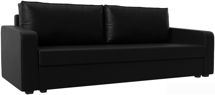 Диван Лига диванов Лига-009 118065 (экокожа, черный)