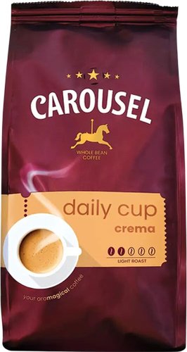Кофе Carousel Daily Cup Crema зерновой 1кг
