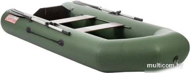 Моторно-гребная лодка Тонар Капитан 260Т (зеленый)