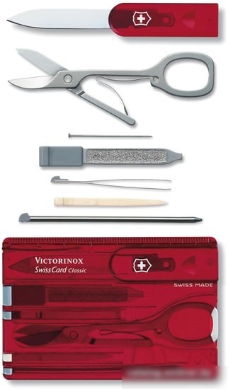 Туристический нож Victorinox SwissCard Classic 0.7100.T