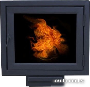 Банная печь ComfortProm Сталь 8мм 20м3, панорама