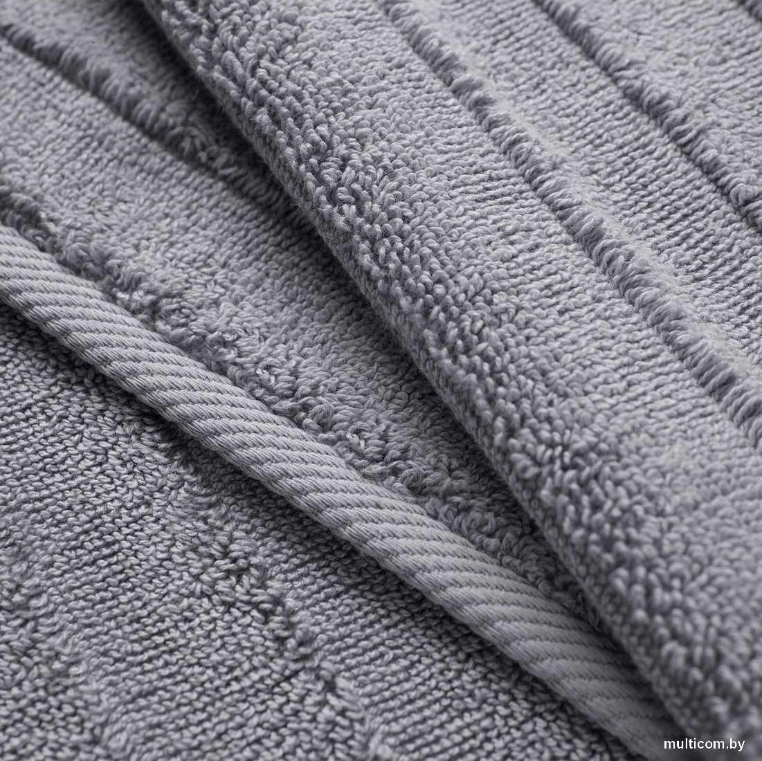 Полотенце Verossa Steps texture 50x90 (графит)