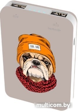 Портативное зарядное устройство Ritmix RPB-10007 (бульдог)