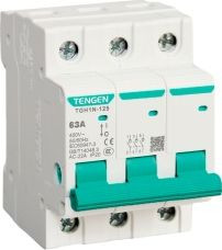 Выключатель нагрузки Tengen TGH1N-125, 3P, 40A, 3M TEN340022