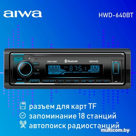 USB-магнитола Aiwa HWD-640BT