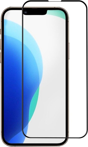 Защитное стекло Case 3D Rubber для Apple iPhone 14 (черный глянец)