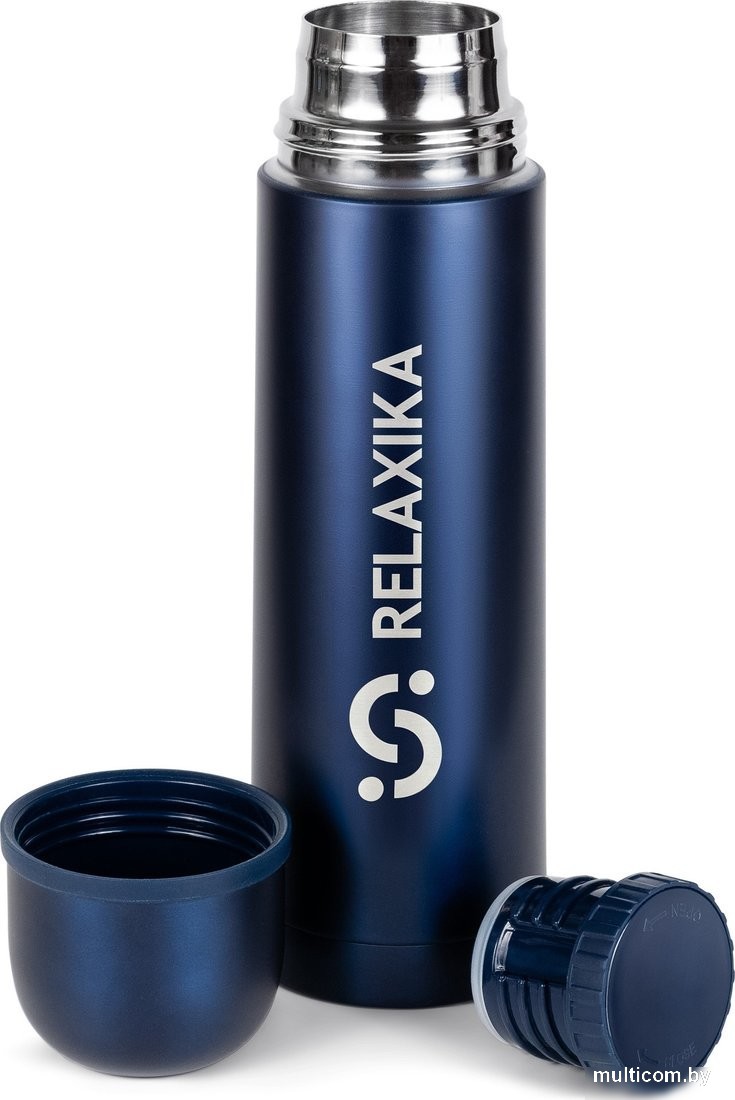 Термос Relaxika 101 500мл (темно-синий)