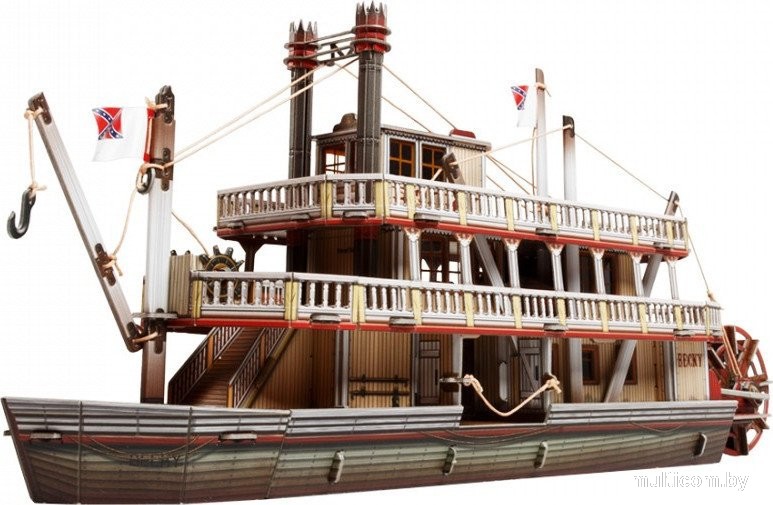 Сборная модель Умная Бумага Пароход 4627081554961