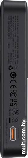 Внешний аккумулятор Baseus MagPro Magnetic Bracket Wireless Fast-Charging Power Bank 20W 5000mAh (черный)
