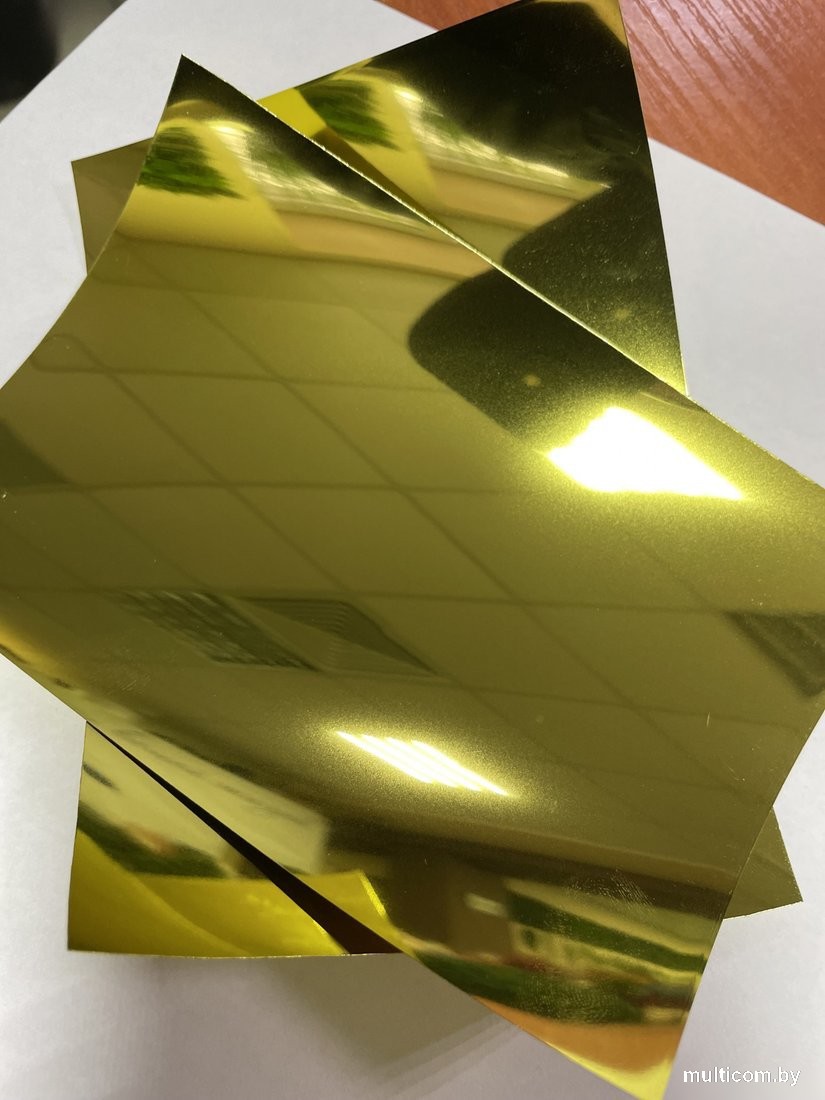 Пленка для печати ProfiColor Gold Glossy самоклеящаяся A4 125 г/м2 BN05431 (20л)