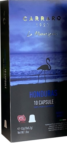 Кофе в капсулах Carraro Honduras 10 шт