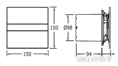 Вытяжной вентилятор CATA E-100 G