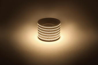 Светодиодная лента ЭРА LS2835 -19,2-240-12-3000K-IP20-1 year-5m теплый белый Б0059906