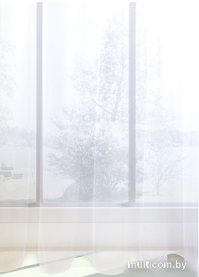 Тюль Soft Lines Selanik 3x3 м (белый, 1 шт)