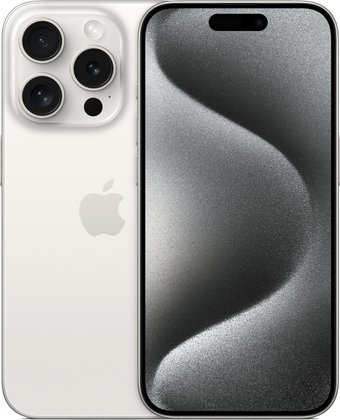 Телефон Apple iPhone 15 Pro 128GB (белый титан)