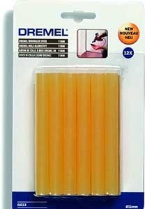 Клеевые стержни Dremel 2.615.GG1.3JA (12 шт, желтый)