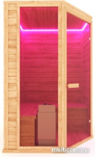 Инфракрасная сауна Шингарёв и Ко Угловая 3-местная (финская)