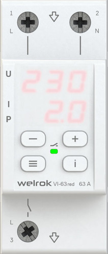 Реле напряжения Welrok VI-63 (Red)