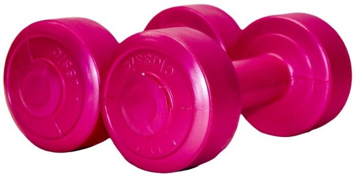 Набор гантелей Euro-Classic EKDB-1-V 2x1кг (розовый)