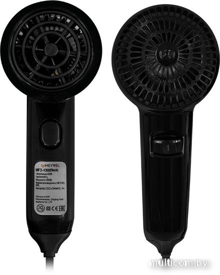 Сушилка для волос Meyvel MF3-1300 (черный)