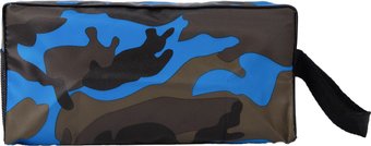Косметичка Sima-Land Камуфляж. На молнии 4445812 (синий/черный)