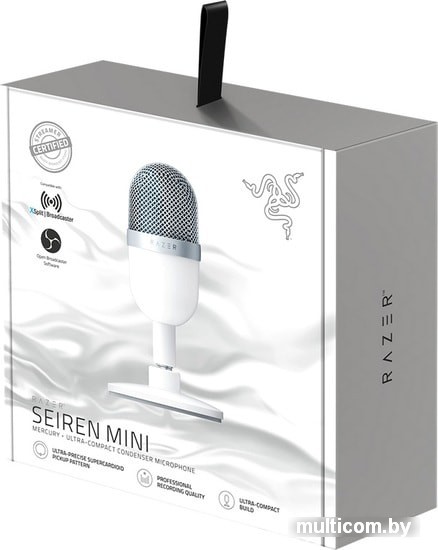Микрофон Razer Seiren Mini Mercury White