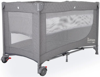 Манеж-кровать Rant Romano RP100 (серый)