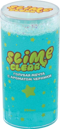 Слайм Clear Slime Голубая мечта с ароматом черники S300-35