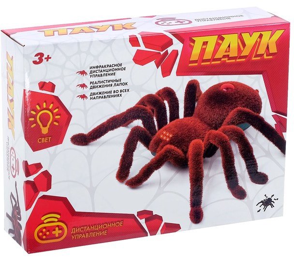 Интерактивная игрушка Woow Toys Тарантул (коричневый)