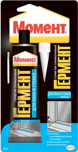 Герметик Момент Для окон и стекол 280 мл (белый)