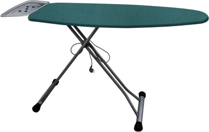 Чехол для гладильной доски Comfort Alumin С подложкой 130x50см (лен/мятно-бирюзовый)