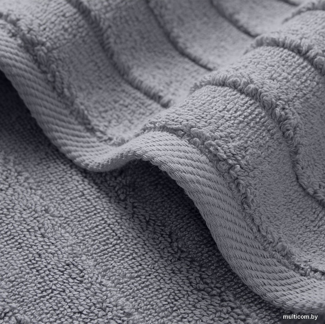 Полотенце Verossa Steps texture 50x90 (графит)