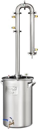 Дистиллятор Добрый жар Абсолют (50л, 7 трубок)