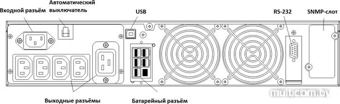 Источник бесперебойного питания Powercom Macan MRT-2000