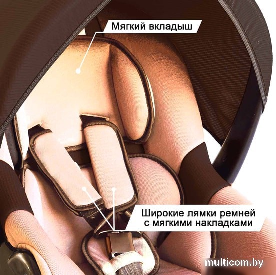 Детское автокресло Zlatek Colibri Lux (коричневый)