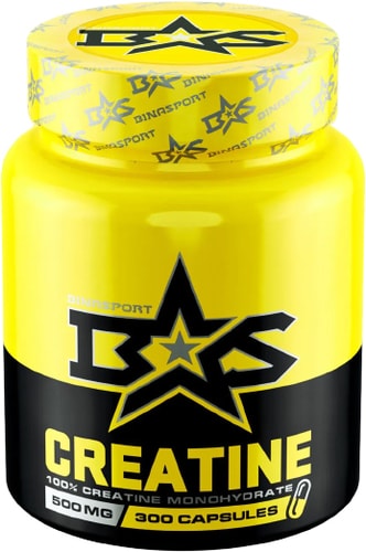 Моногидрат креатина Binasport Creatine (300 капс/500мг, без вкуса)