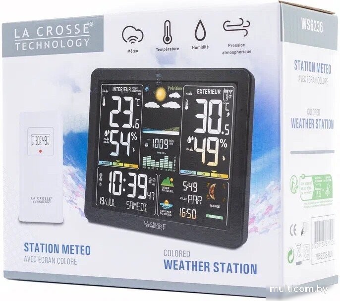 Метеостанция La Crosse WS6236-BLA