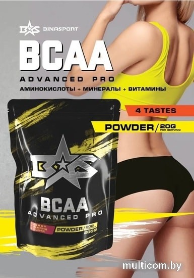 Аминокислоты Binasport Advanced PRO BCAA (200г, апельсин)