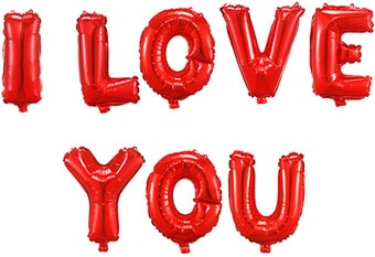 Набор воздушных шаров Darvish I Love You DV-H-1027