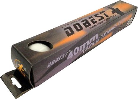 Мяч для настольного тенниса Dobest BA-02 (3 звезды, 6 шт.)
