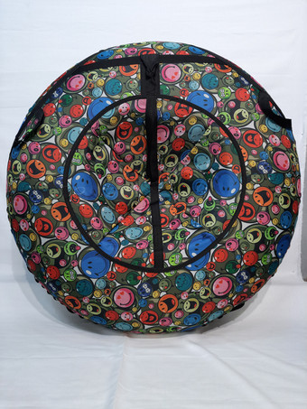 Тюбинг Emi Filini Design Lux 110 см (веселые рожи)