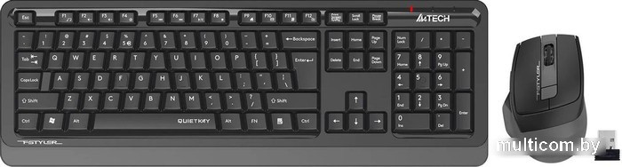 Офисный набор A4Tech Fstyler FGS1035Q (черный/серый)