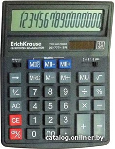 Бухгалтерский калькулятор Erich Krause DC-777-16N / ЕК37776