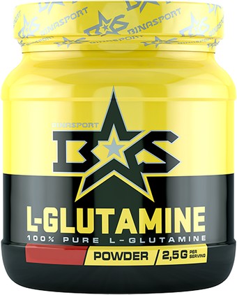 L-глютамин Binasport L-Glutamine (500г, апельсин)